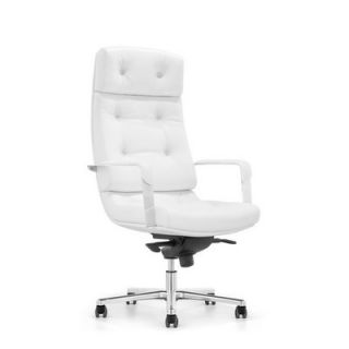 Whiteline Imports Princeton Low Back Office Chair OC 1174P BLK / OC 1174P WHT