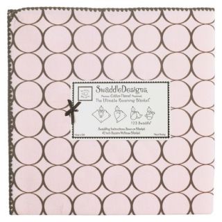 Swaddle Designs Ultimate Receiving Blanket   Pink Mod Circles