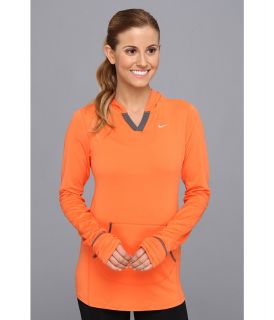 Nike Element Hoodie Womens Long Sleeve Pullover (Orange)