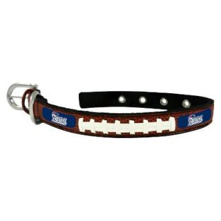 New England Patriots Classic Leather Small Football Collar