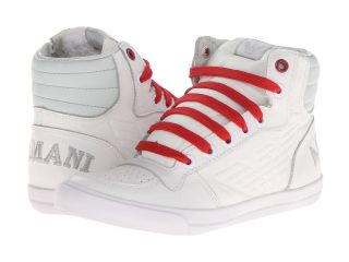 Armani Junior V2505MX10 Boys Shoes (White)