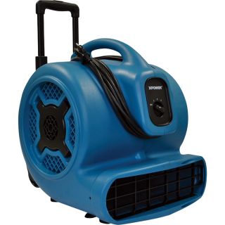 XPower Air Mover with Wheels   1.0 HP, 3600 CFM, Model X 830H