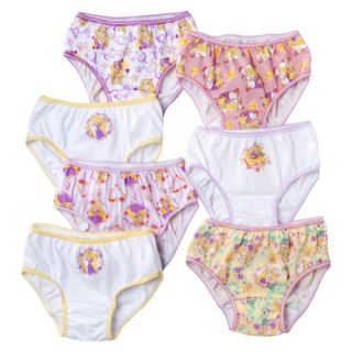 Disney Tangled Girls 7 Pack Panty Set   Assorted 6
