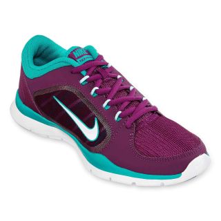 Nike Flex Trainer 4 Womens Training Shoes, Green/Purple