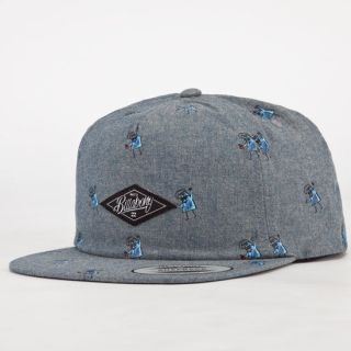 Travels Mens Snapback Hat Blue One Size For Men 235252200