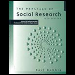 Practice of Social Research / With CD and SPSS Companion for Research Methods