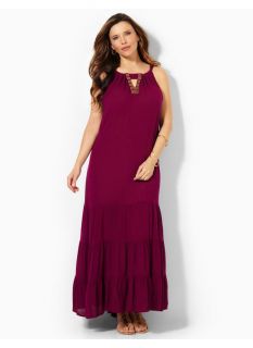 Plus Size Endeavor Maxi Catherines Womens Size 0X, Plumberry