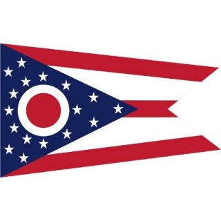 Ohio State Flag   4 x 6