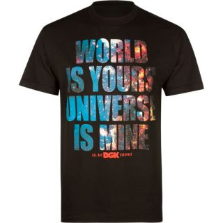 Universe Mens T Shirt Black In Sizes Medium, Xx Large, X Large, Small, Larg