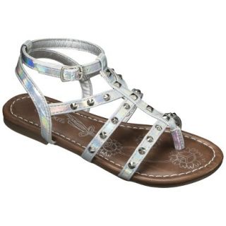 Girls Cherokee Fran Gladiator Sandals   Silver 13