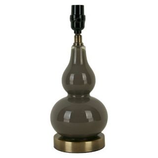 Threshold Double Gourd Table Lamp Base Small   River Birch (Includes CFL Bulb)