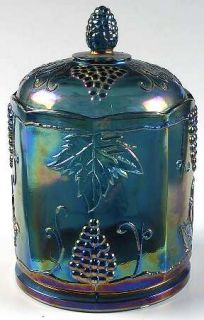 Colony Harvest Carnival (Blue) Medium Canister   Carnival, Blue      Grapes And
