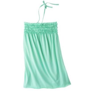 Girls Swim Halter Bandeau Cover Up Dress   Green M