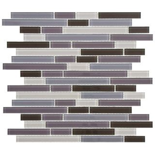 Somertile 11.75 inch View Reglia Piano Glass Mosaic Tile (pack Of 17)