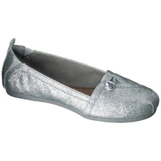 Girls Circo Helaine Loafer   Silver 5