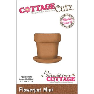 Cottagecutz Mini Die 1.75x1.75 flower Pot