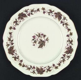 Royal York (Germany) Falstaff Dinner Plate, Fine China Dinnerware   Grape Vine O