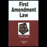 First Amendment Law in a Nutshell