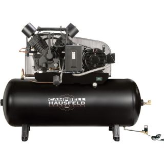 Campbell Hausfeld Two Stage Air Compressor   15 HP, 50.0 CFM @ 175 PSI, 208 