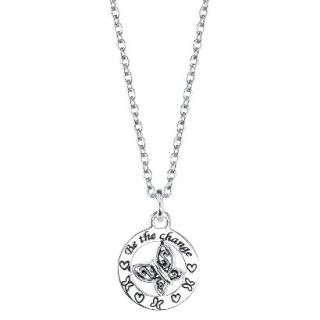 Butterfly Necklace   Silver