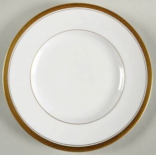 Royal Worcester Empire (Gold Trim) Salad Plate, Fine China Dinnerware   Gold Enc