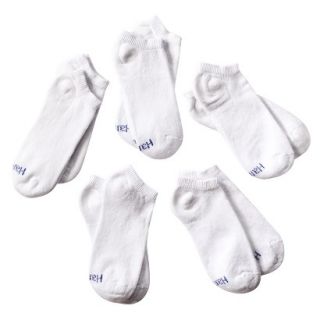 Hanes Boys Basic No Show Socks   White