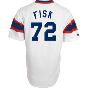 Chicago White Sox Carlton Fisk VF Licensed Sports Group MLB Cooperstown Fan Replica Jersey
