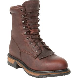 Rocky Waterproof Steel Toe EH Lacer Work Boot   Brown, Size 11 Wide, Model 6717