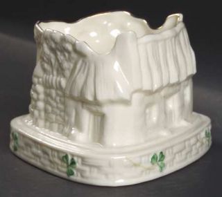 Belleek Pottery (Ireland) Shamrock Votive Candleholder, Fine China Dinnerware  