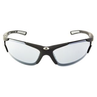 IRONMAN Wrap Around Semi Rimless Sunglasses   Black/Silver