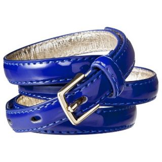 Merona Cobalt Color Skinny Belt   S