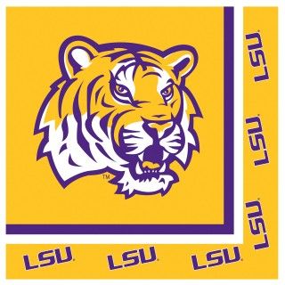 Louisiana State Tigers (LSU) Lunch Napkins