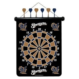 Rico MLB Milwaukee Brewers Magnetic Dart Board Set