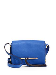 B Brian Atwood Bo Crossbody Bag   Cadet Blue