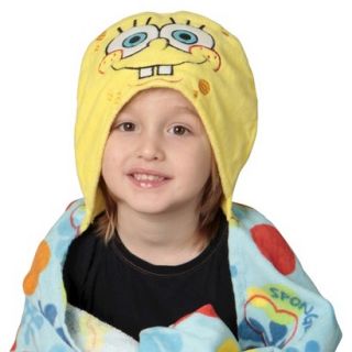 Nickelodeon Spongebob Toddler Hooded Bath Towel