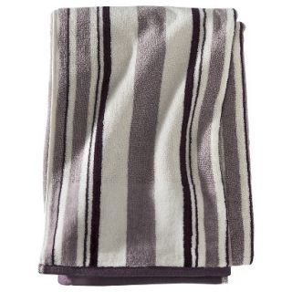 Threshold Stripe Bath Sheet   Purple