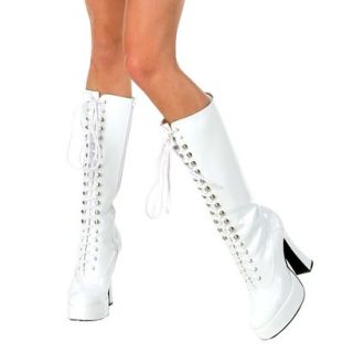 Easy White Adult Boots   9.0