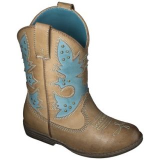 Toddler Girls Cherokee Glinda Cowboy Boots   Turquoise 9