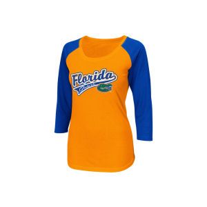 Florida Gators Colosseum NCAA Womens Shortstop Three Quarter Sleeve Raglan T Shirt