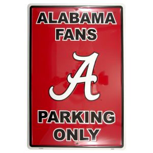 Alabama Crimson Tide Parking Sign