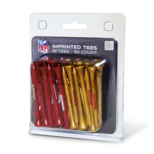 San Francisco 49ers Team Golf 50pk Golf Tees