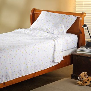 Elite Home Products, Inc. Expressions Childrens Microfiber Polka Dot Twin Xl Sheet Set Multi Size Twin XL