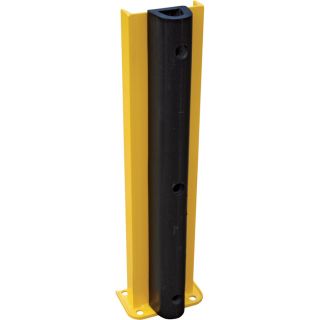 Vestil Structural Cast Rack Guard   With Rubber Bumper, 36 Inch H, 7 1/2 Inch W