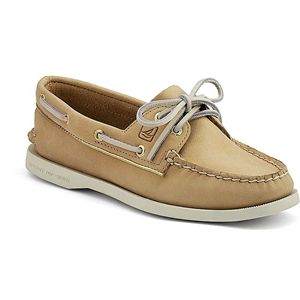 Sperry Top Sider Womens Authentic Original 2 Eye Desert Gold Shoes, Size 7.5 M   9265604