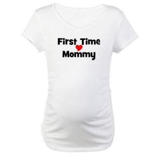  First Time Mommy Maternity T Shirt