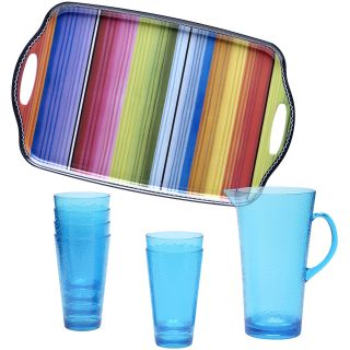 Serape 8 pc. Beverage Set