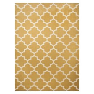 Maples Fretwork Area Rug   Gold (7x10)