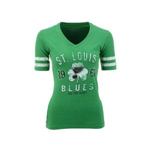 St. Louis Blues Old Time Hockey NHL Wmns Slaney V Neck T Shirt