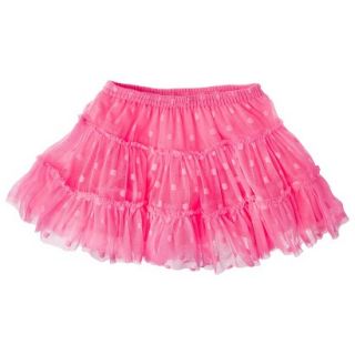 Cherokee Infant Toddler Girls Full Polkadot Skirt   Pink 3T