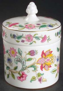 Minton Haddon Hall 3 Candy Box, Fine China Dinnerware   Chintz Floral,Green Or